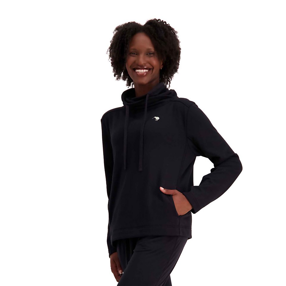 WOMENS MILITIA SLOUCH SWEATSHIRT - BLACK