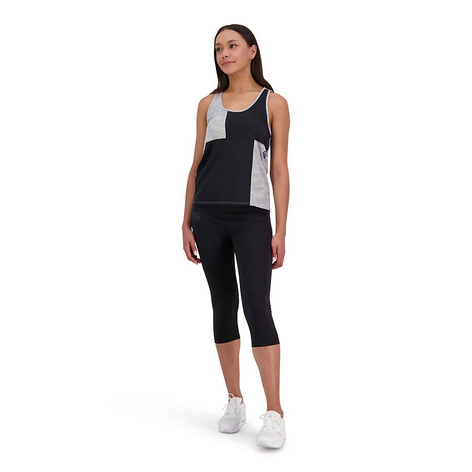 Women's Militia Singlet in Jet Black