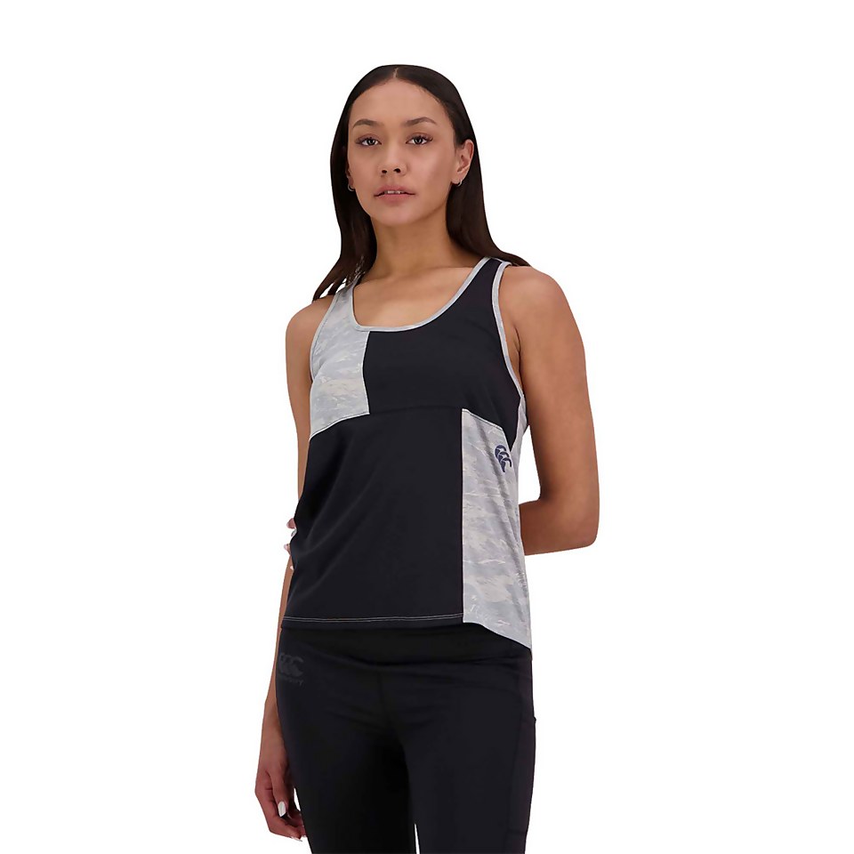 Women's Militia Singlet in Jet Black