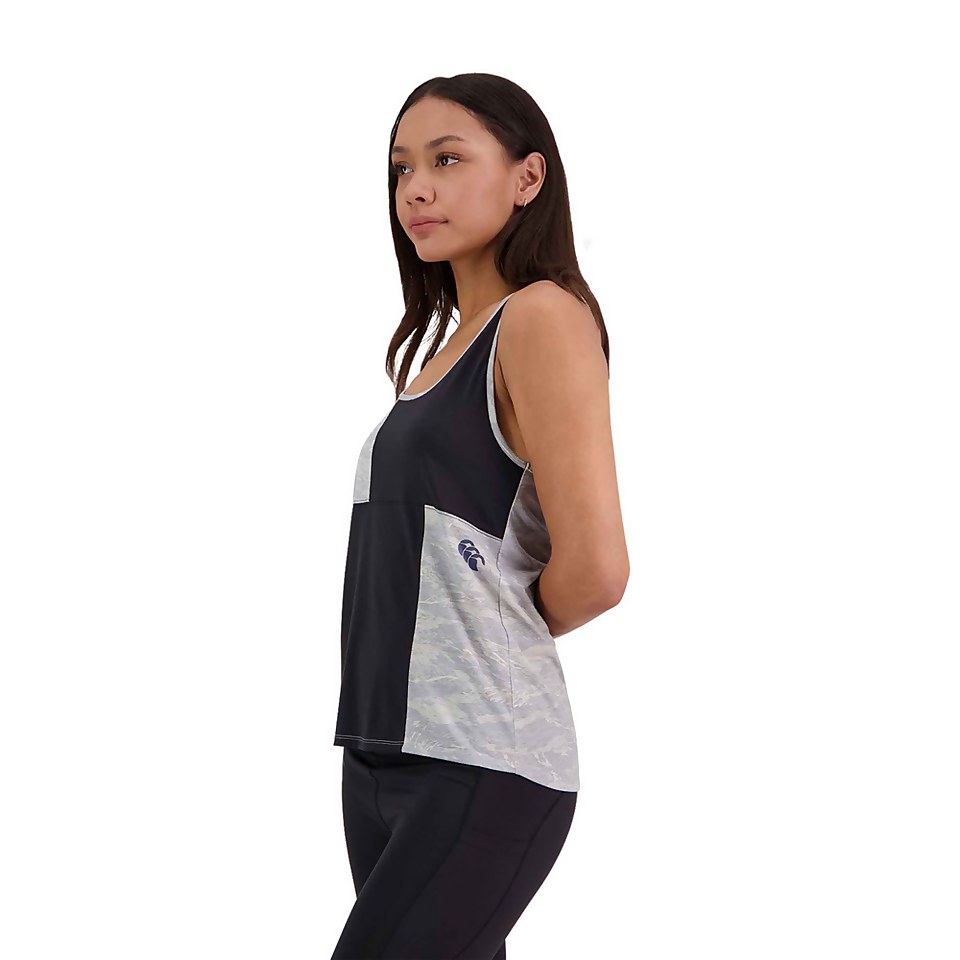 Women's Militia Singlet in Jet Black