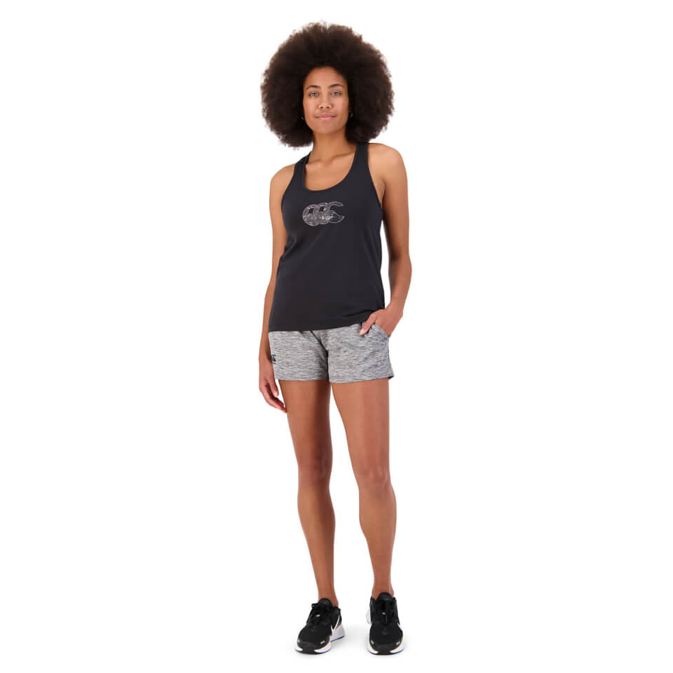 Women's Militia Singlet in Jet Black
