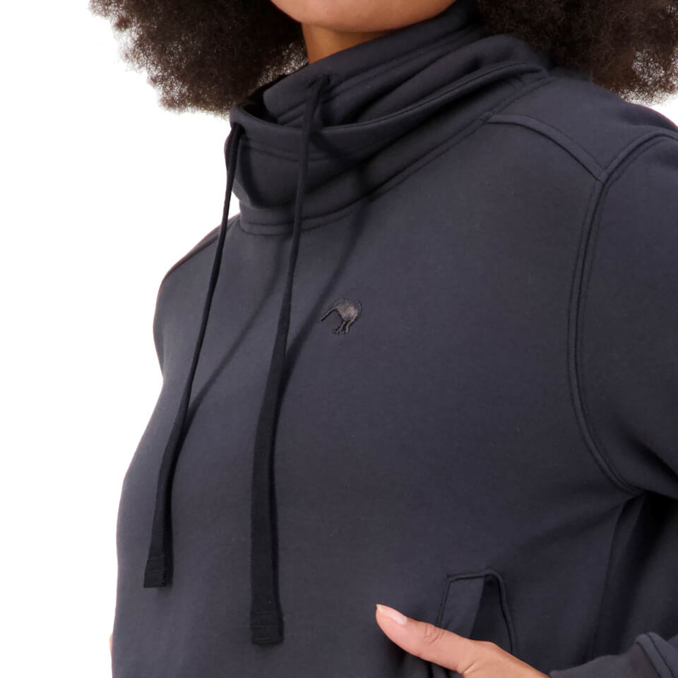 WOMENS SLOUCH SWEATSHIRT - BLACK