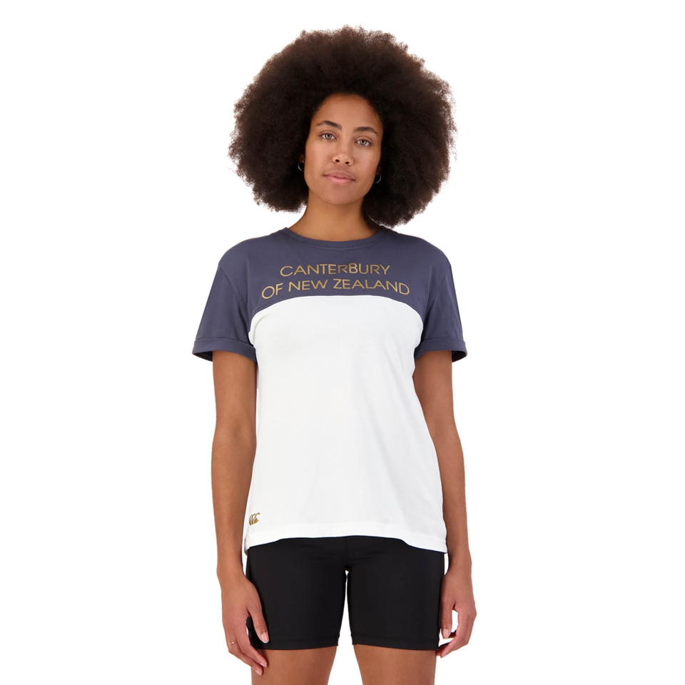 WOMENS OF NZ SLOUCH T-SHIRT - GREY