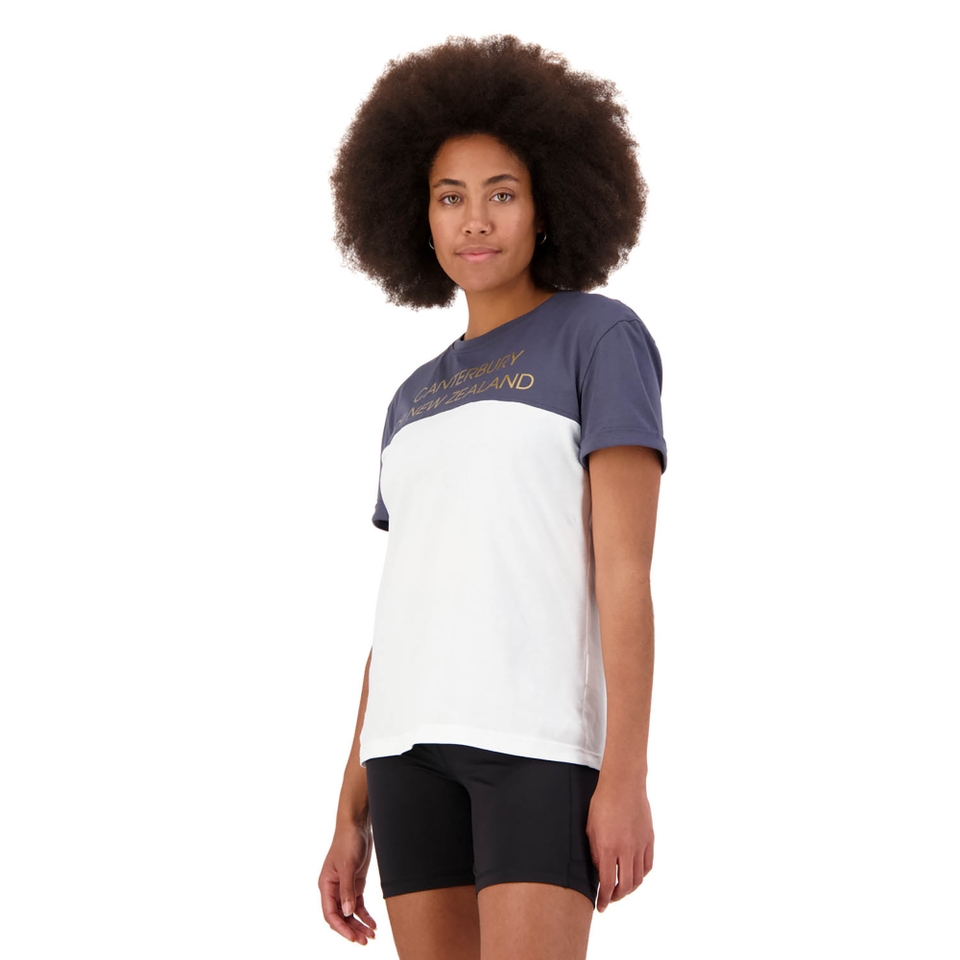 WOMENS OF NZ SLOUCH T-SHIRT IN GREY