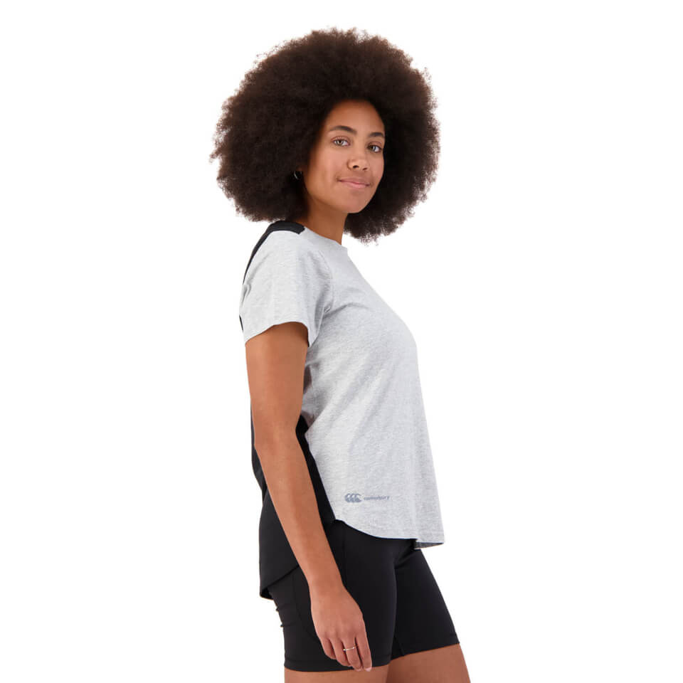Womens Vapodri Formation Short Sleeve T-Shirt in Grey