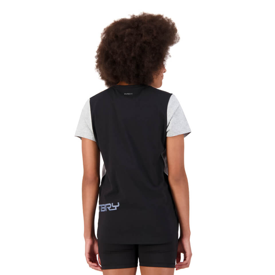 Womens Vapodri Formation Short Sleeve T-Shirt in Grey