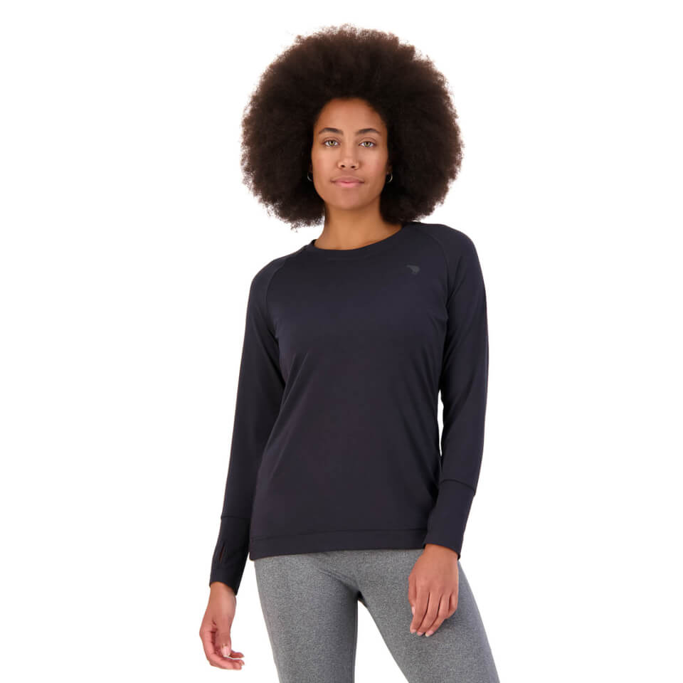 Womens Militia Long Sleeve T-Shirt in Black
