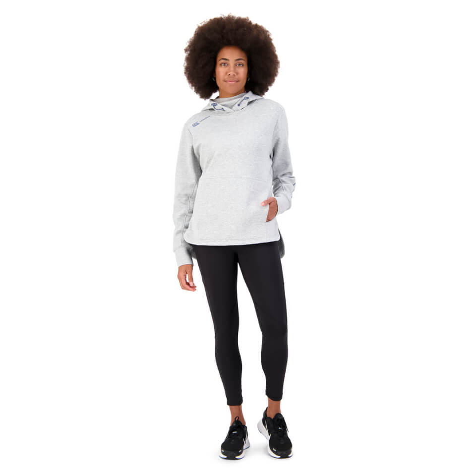 Womens Vapodri Formation Over Head Hoodie in Grey