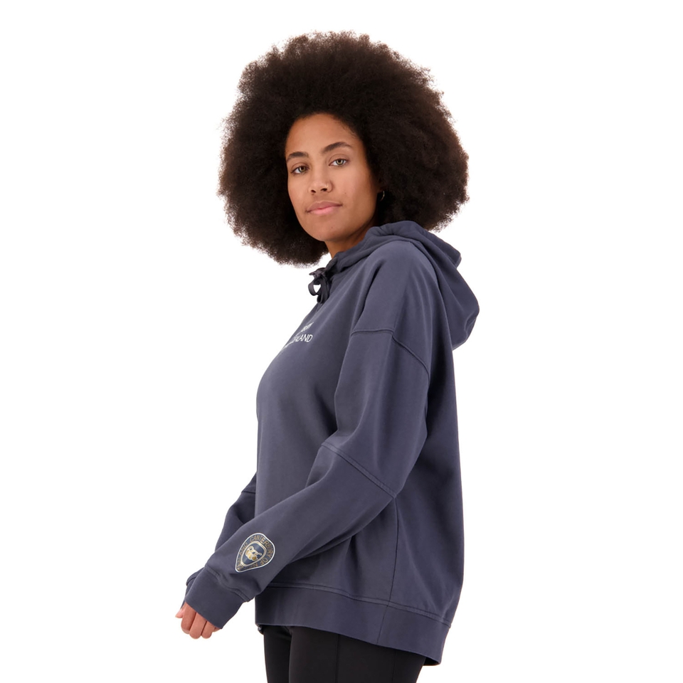 WOMENS OF NZ OVER HEAD HOODIE IN GREY