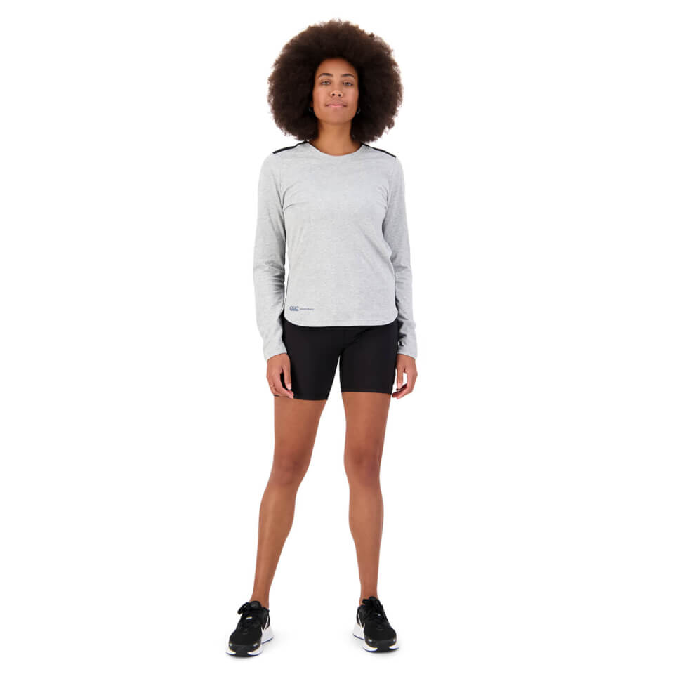 WOMENS VAPODRI FORMATION LONG SLEEVE T-SHIRT - GREY