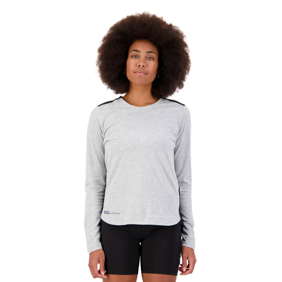 WOMENS VAPODRI FORMATION LONG SLEEVE T-SHIRT - GREY
