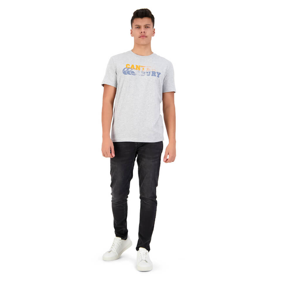 MENS FUNDAMENTALS SHORT SLEEVE T-SHIRT - GREY