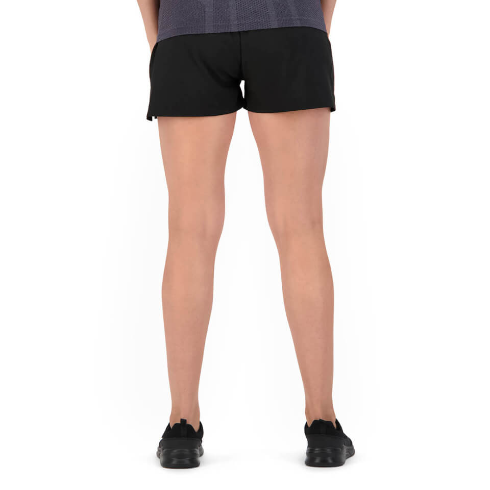 WOMENS VAPODRI 3" SHORT IN BLACK