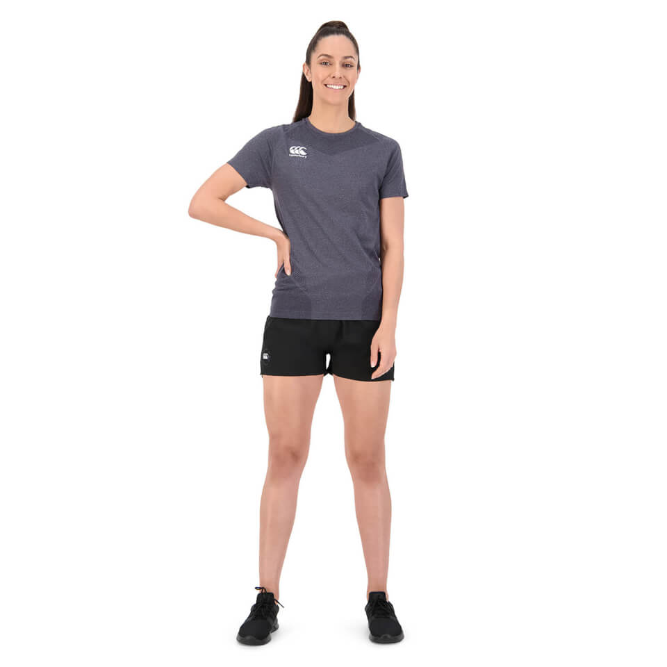 WOMENS VAPODRI 3" SHORT IN BLACK