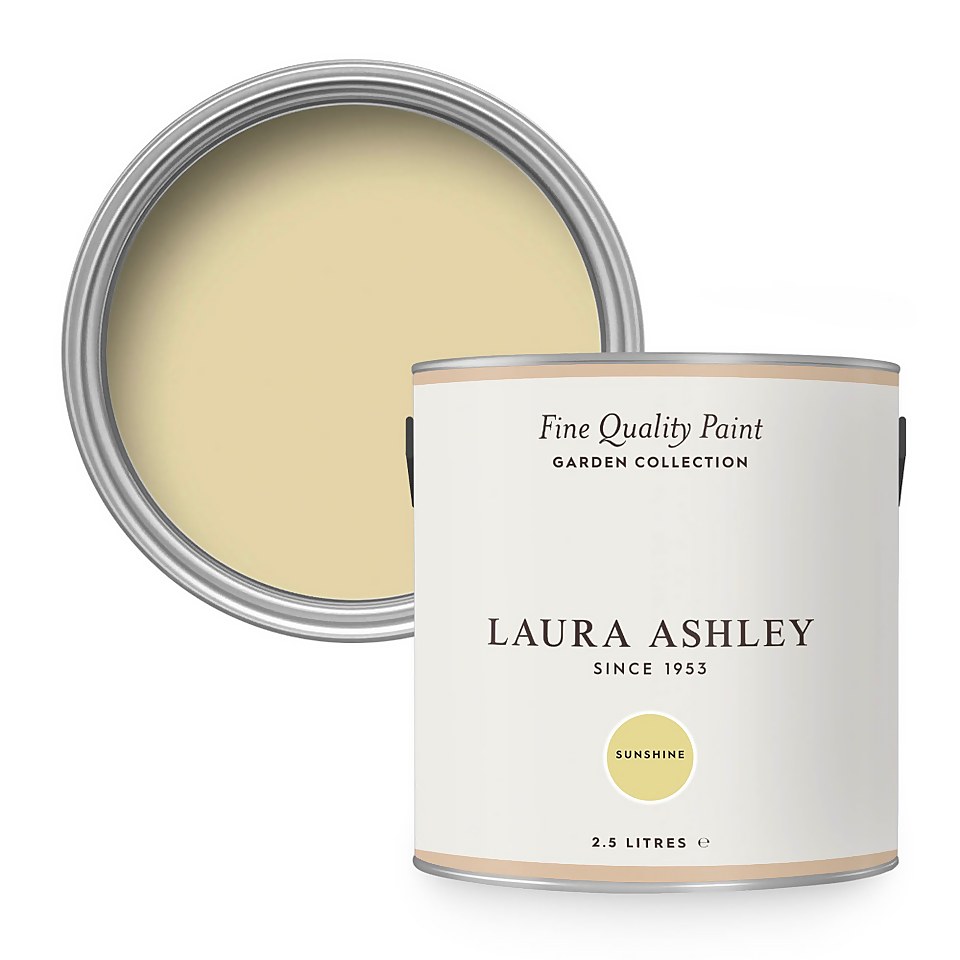 Laura Ashley Eggshell Garden Paint Sunshine - 2.5L
