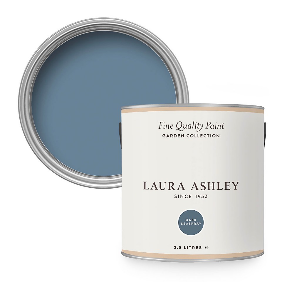 Laura Ashley Eggshell Garden Paint Dark Seaspray - 2.5L