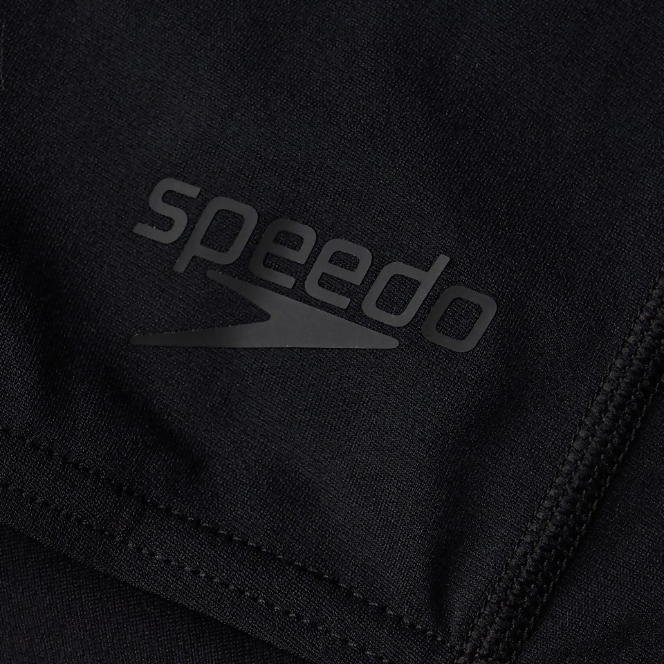 Herren Tech Panel Schwimmhose in Schwarz/Grün