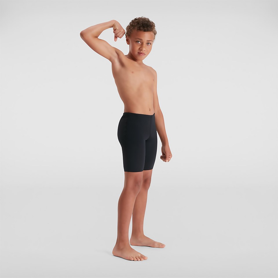 Jungen Eco Endurance+ Schwimmhose in Schwarz