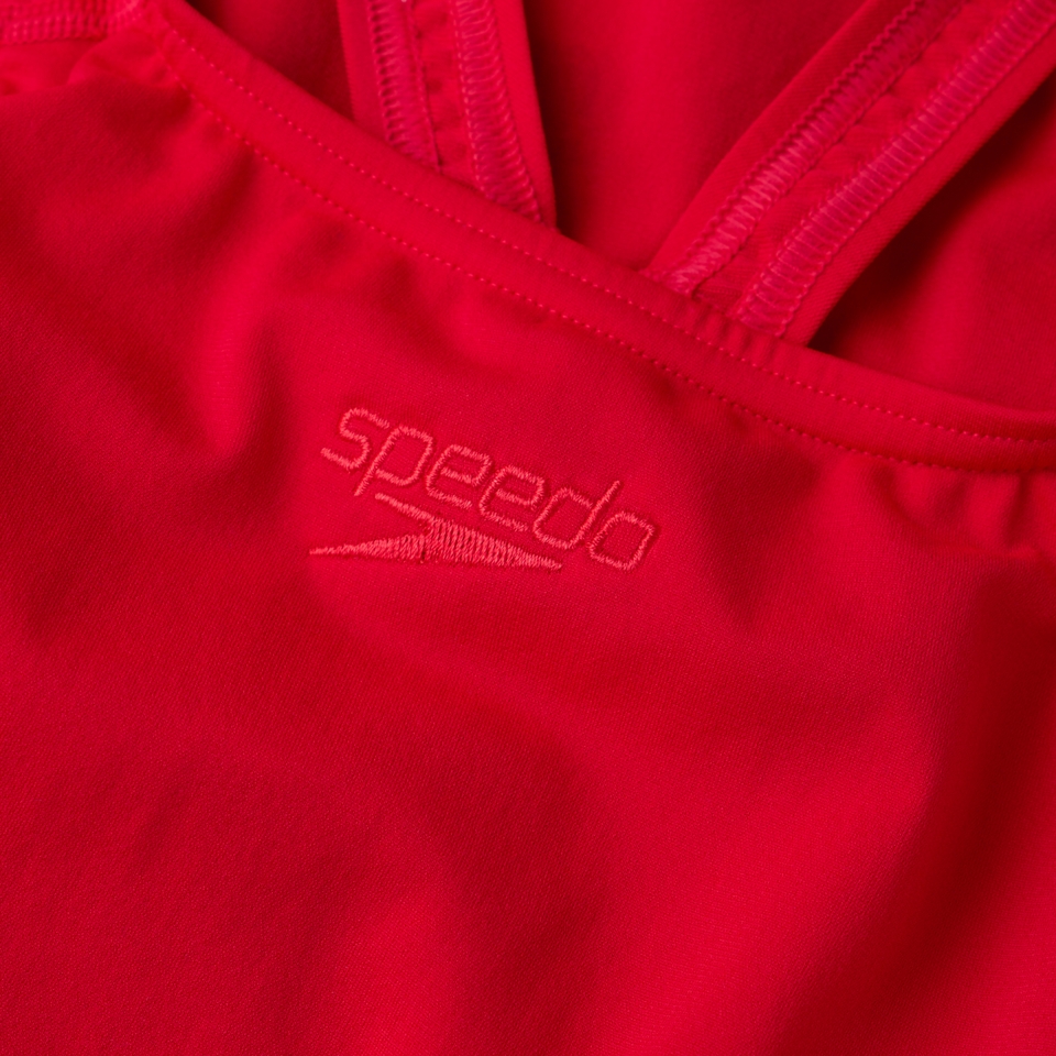Damen Eco Endurance+ Medalist Badeanzug Rot