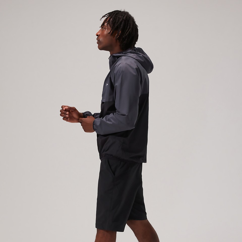 Men's Corbeck Windproof Jacket - Grey / Black