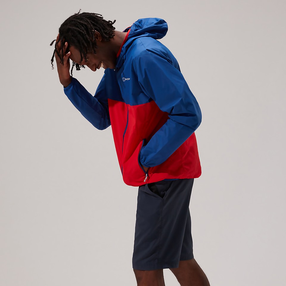 Men's Corbeck Windproof Jacket -Blue / Red