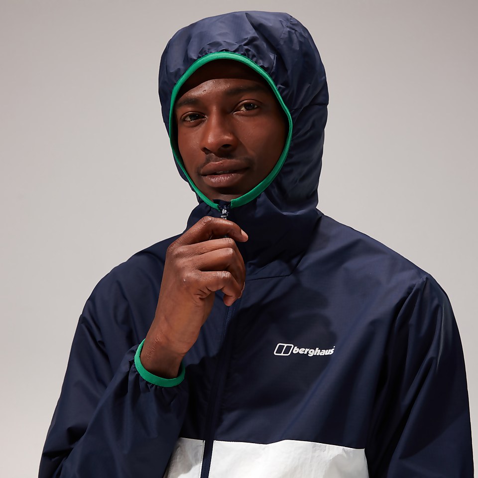 Men's Corbeck Windproof Jacket - Navy / Light Grey