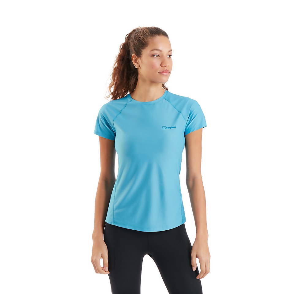 Women's 24/7 Short Sleeve Tech Baselayer - Light Blue