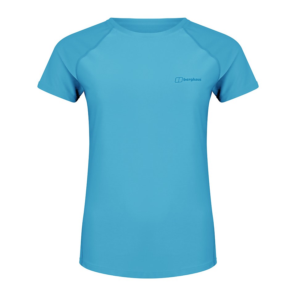 Women's 24/7 Short Sleeve Tech Baselayer - Light Blue