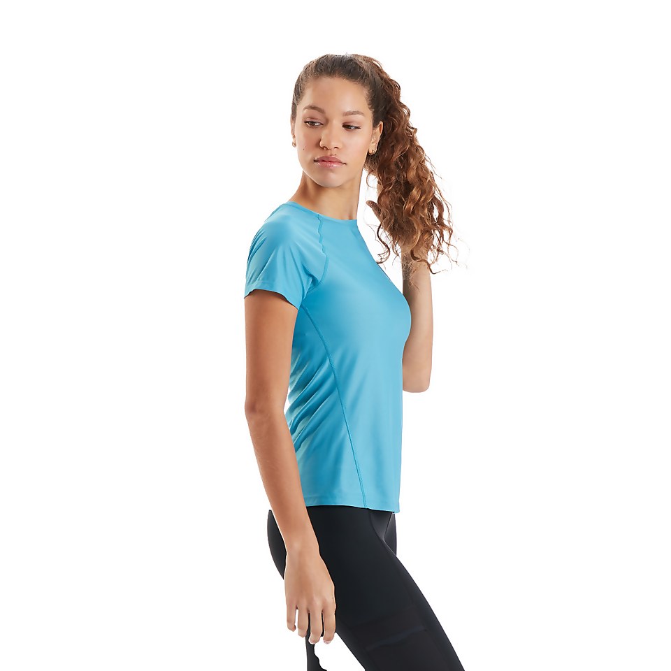 Women's 24/7 Short Sleeve Tech Baselayer - Light Blue