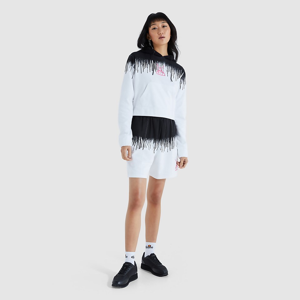 Women's Raca Cropped Hoody Black