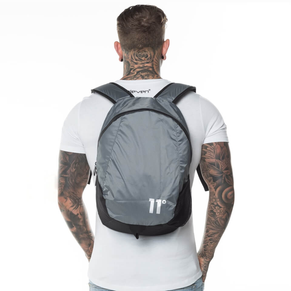 11 Degrees Nylon Ripstop Backpack Charcoal 11 Degrees