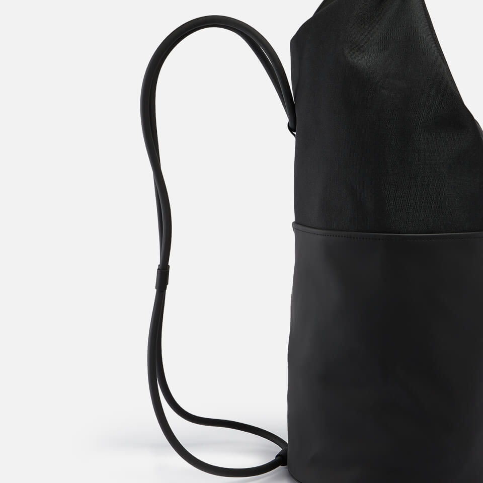Rains Canvas and PU Bucket Bag
