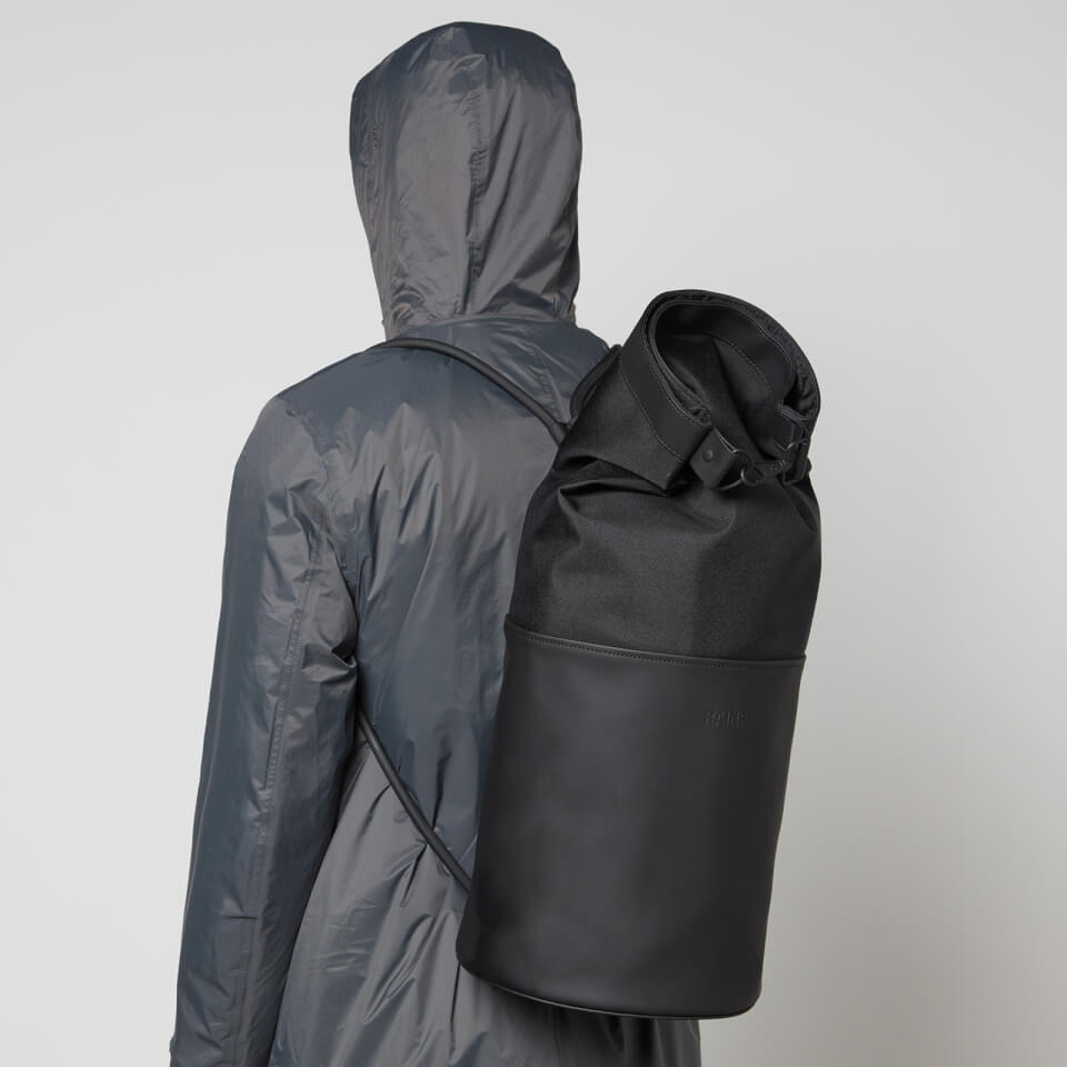 Rains Canvas and PU Bucket Bag