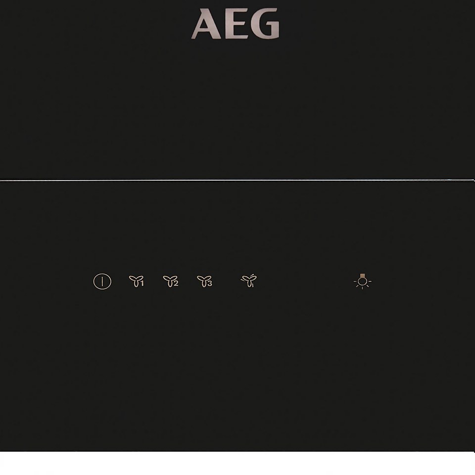 AEG DVB5560B 55 cm Angled Chimney Cooker Hood - Black