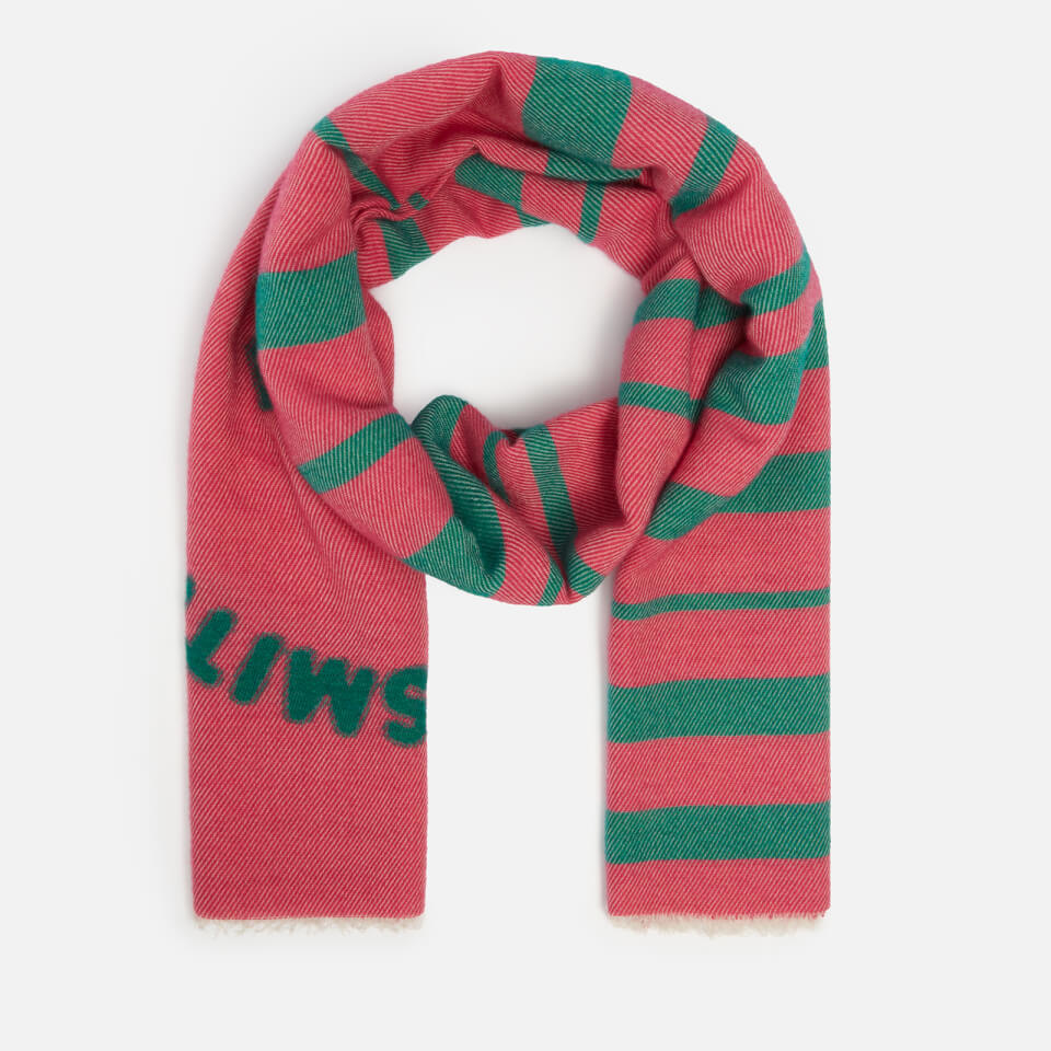 Paul Smith Women's Happy Stripe Scarf - Pink