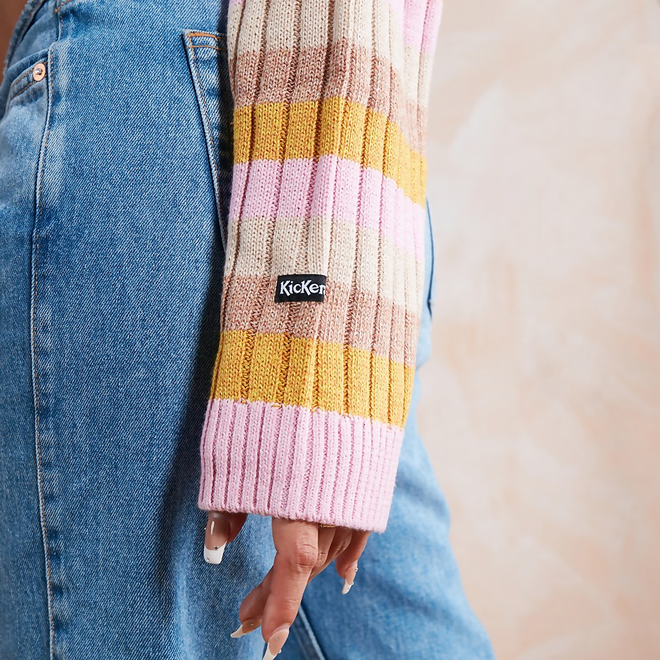 Women's Stripe Cropped Knit Multi
