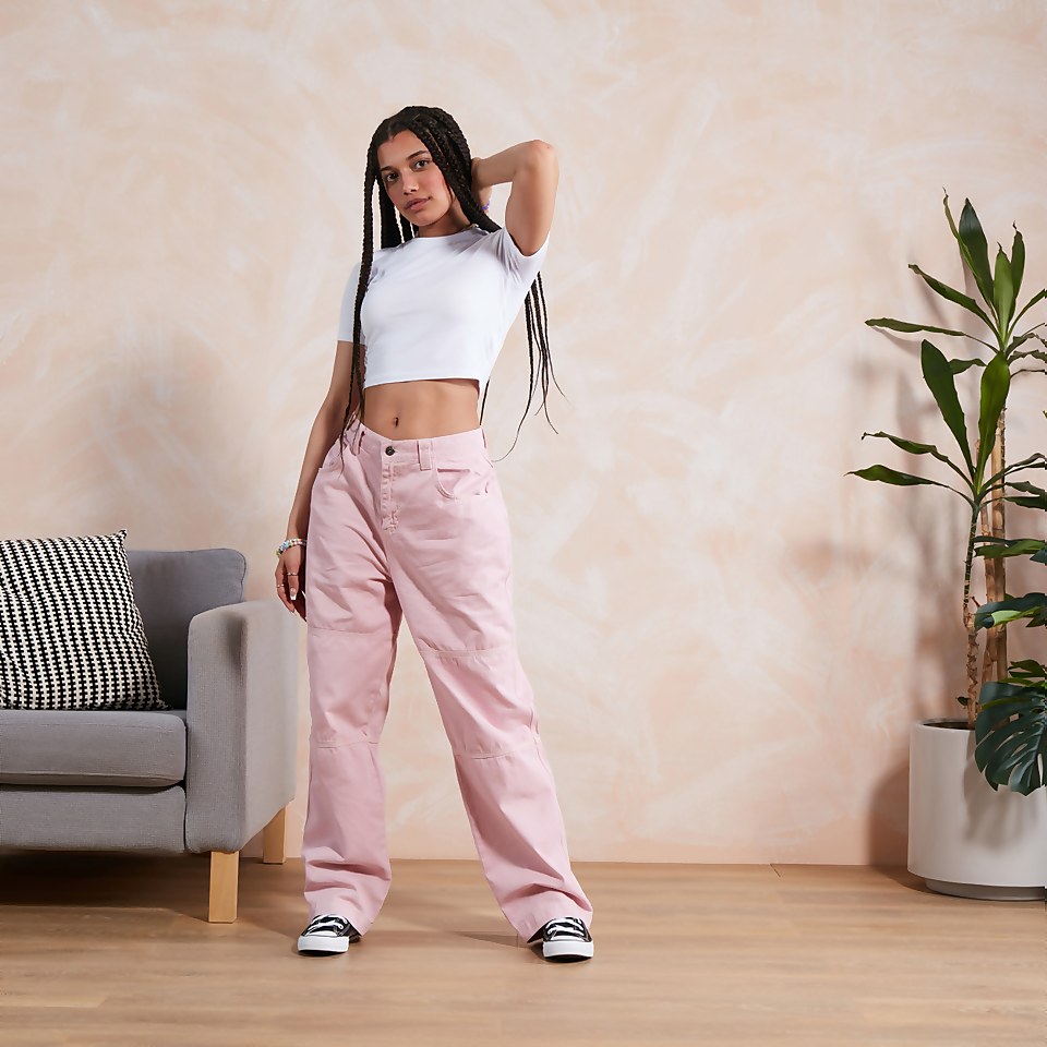 Women's Drill Carpenter Trouser Pink