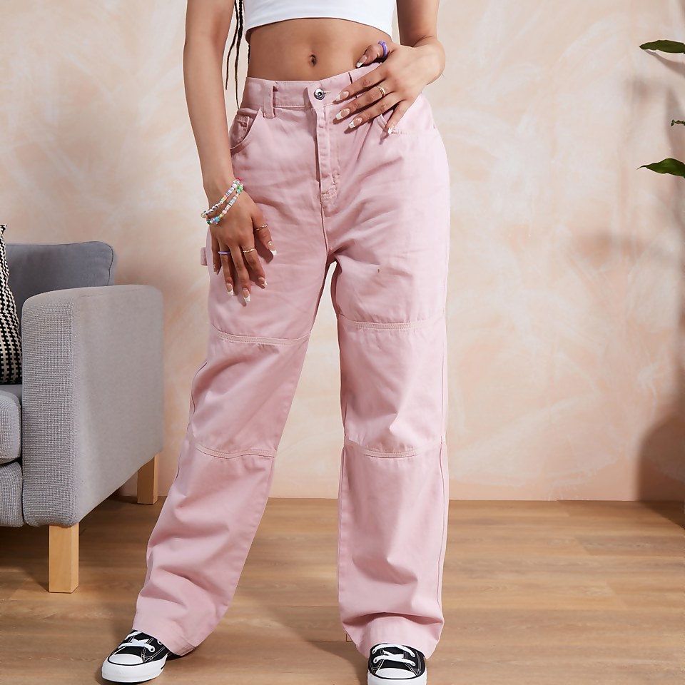 Women's Drill Carpenter Trouser Pink