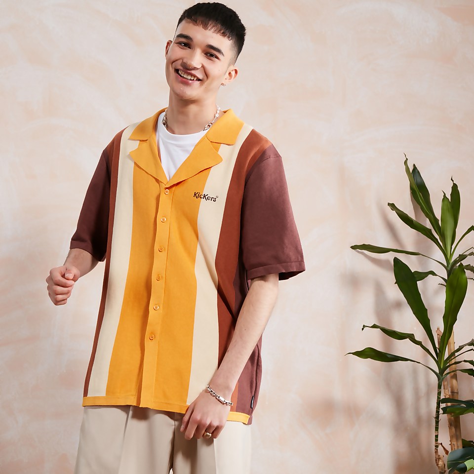 Men's Knit Revere Shirt Multi