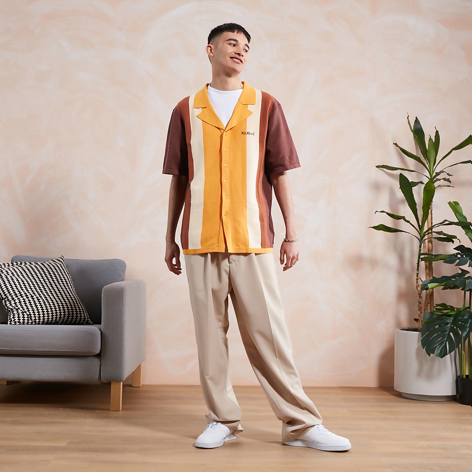 Men's Knit Revere Shirt Multi