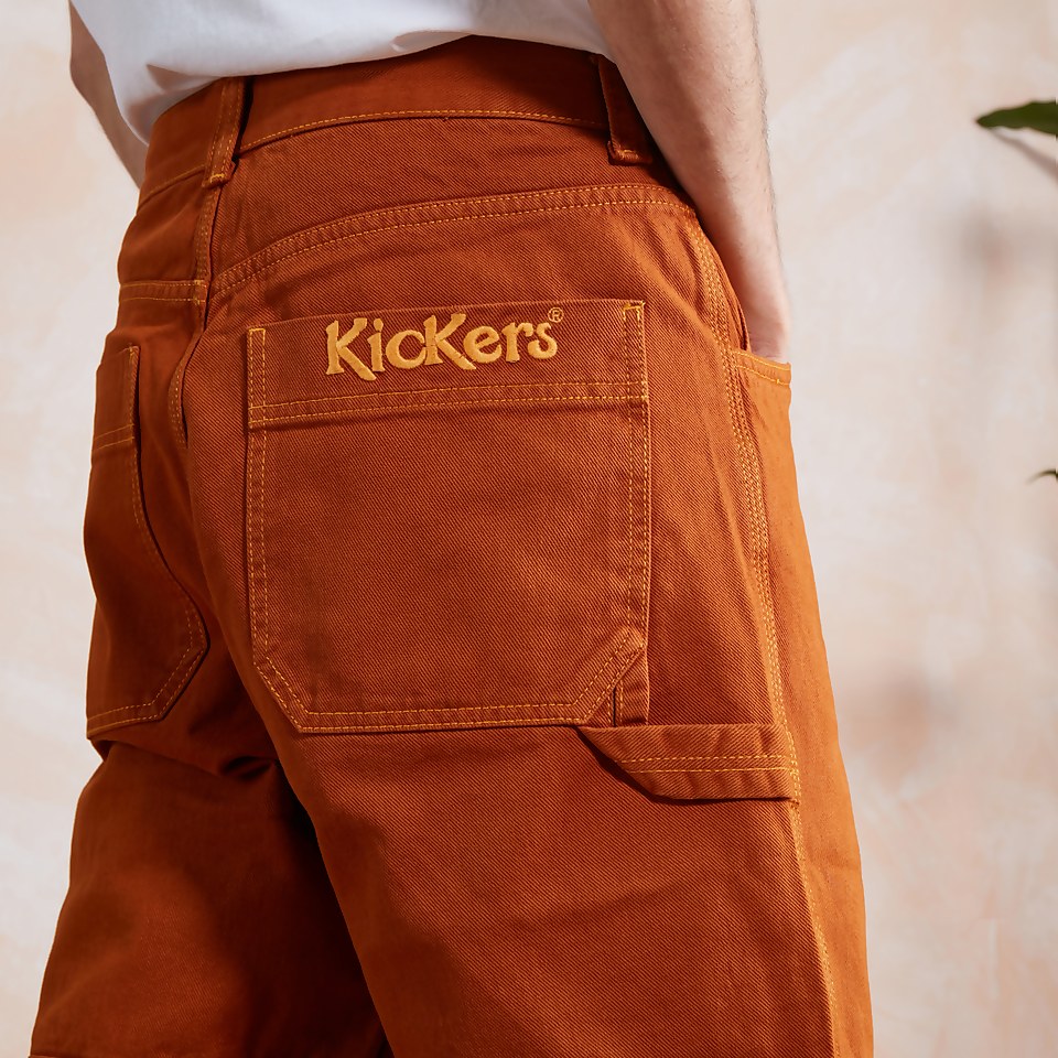 Men's Panel Trousers Orange