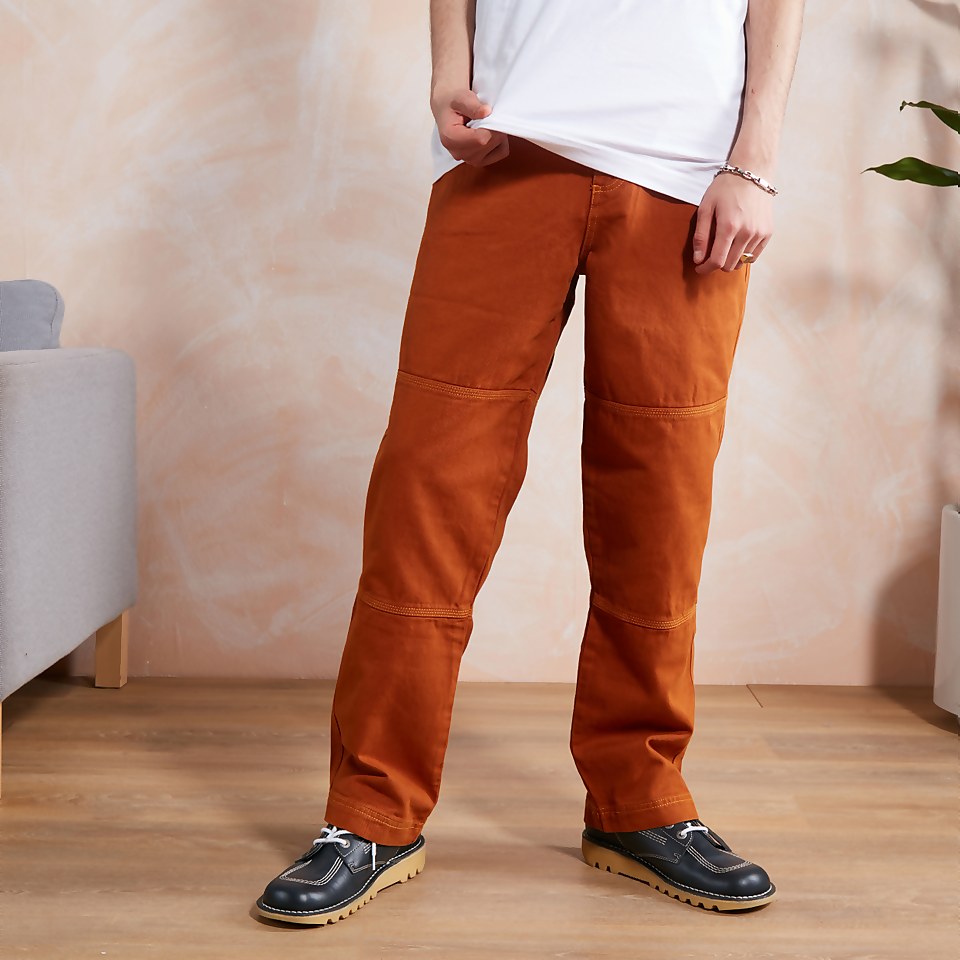 Men's Panel Trousers Orange
