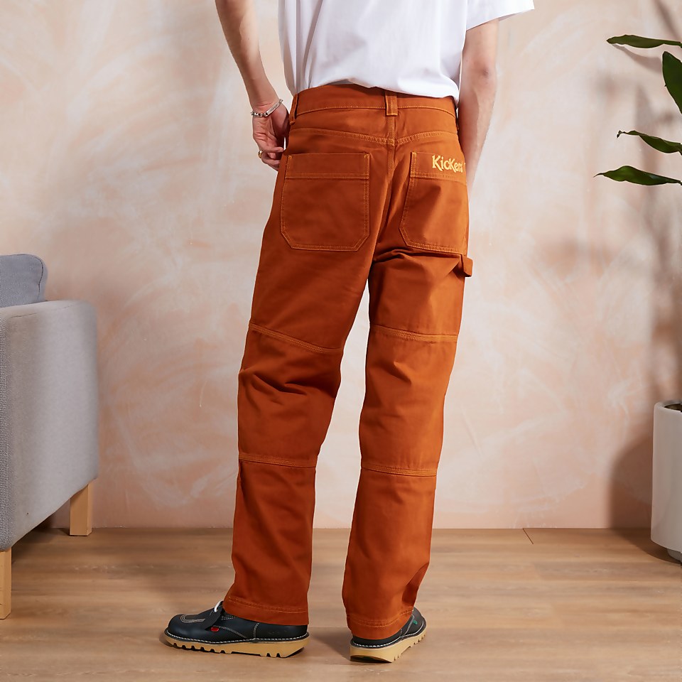 Men's Panel Trousers Orange