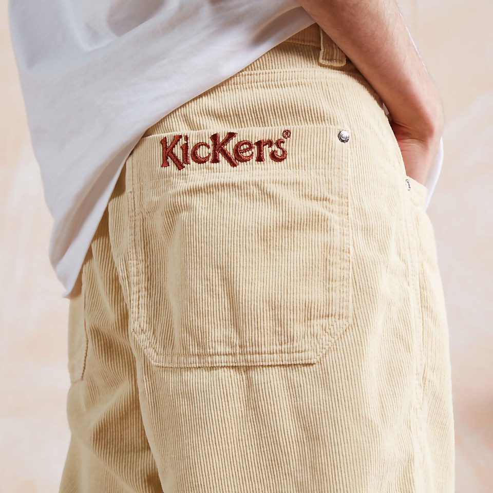 Men's Ecru Cord Trouser Beige/Brown