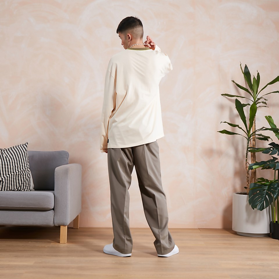 Men's Long-sleeved Tee Beige