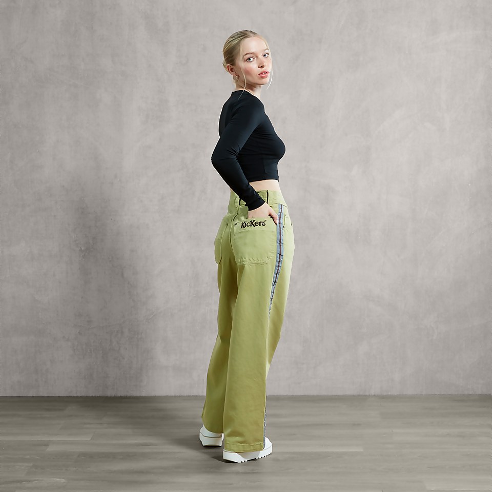 Women's Green Skate Pant