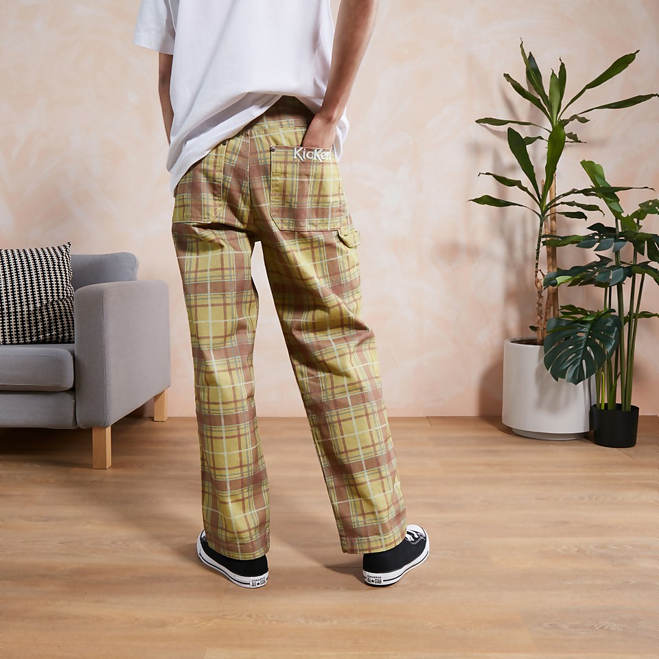Men's Check Drill Trouser Multi