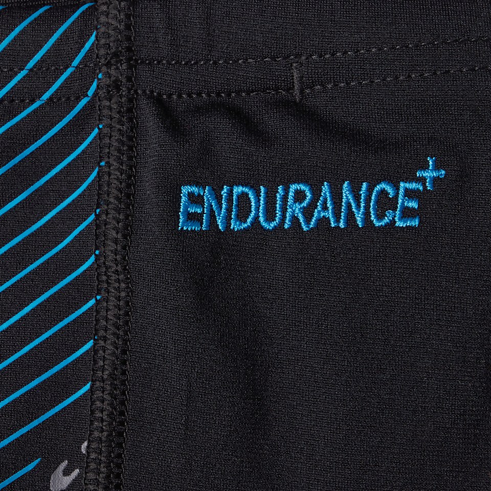 Men's Tech Panel 7cm Aquashort Black/Blue