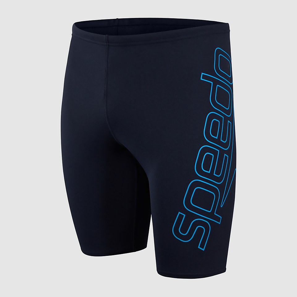 Herren Boom Logo Placement Schwimmhose in Marineblau