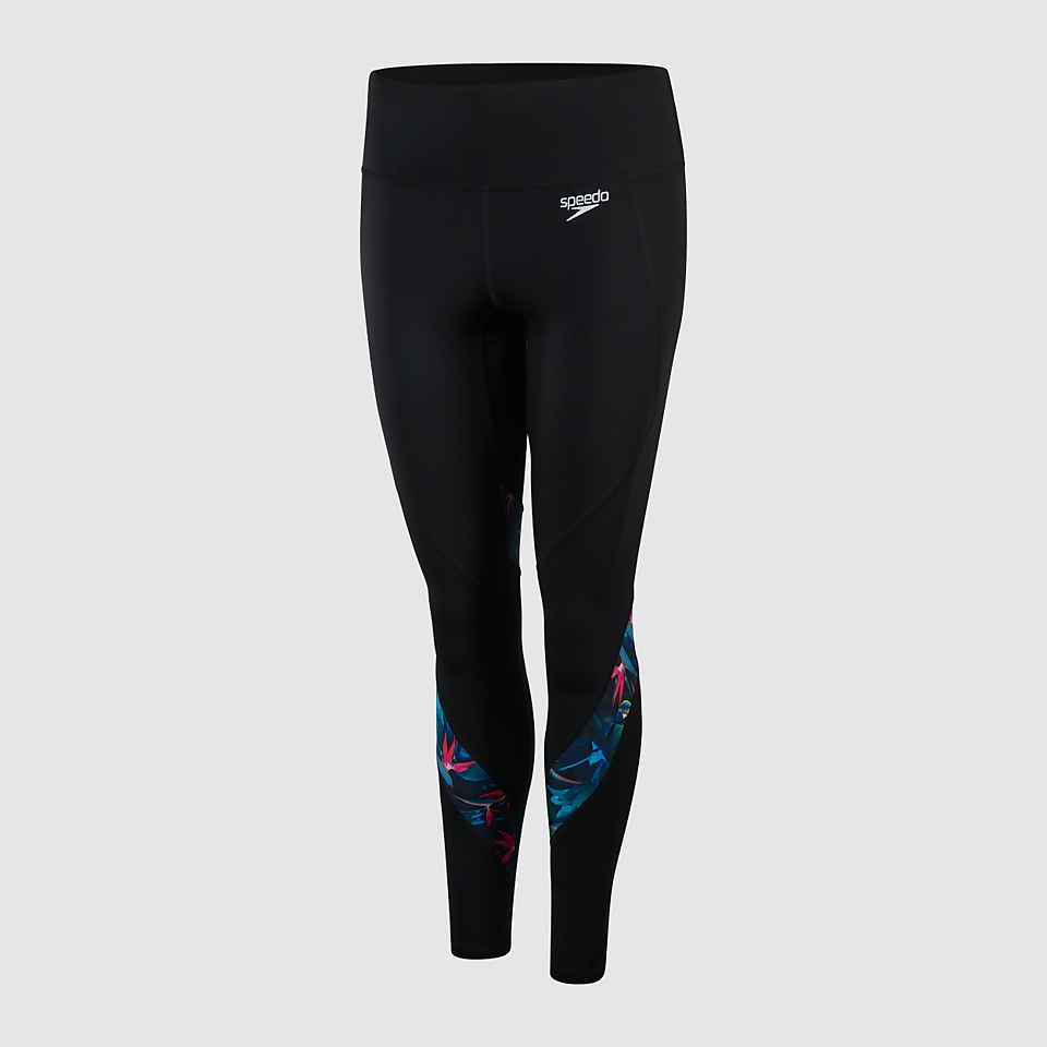 Legging Femme Printed noir/rose